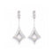 Boucles d'oreilles LISS - Boucles d’oreilles vintage en or blanc 18 kt et diamants 58 Facettes UKD361165SP