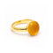 Bague Bague - Citrine en or jaune 18 ct 58 Facettes UKD361611UZ