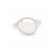 Bague MIMI Milano - Bague LUNA en or blanc 18 kt, diamants et pierre de lune 58 Facettes UKD361615UZ