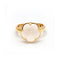 Bague Pasquale Bruni Bon Ton - Bague florale en or rose 18 kt et quartz blanc 58 Facettes UKD361619UZ