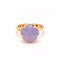 Bague Pasquale Bruni Bon Ton - Bague florale en or rose 18 ct et calcédoine bleue 58 Facettes UKD361620UZ