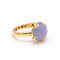 Bague Pasquale Bruni Bon Ton - Bague florale en or rose 18 ct et calcédoine bleue 58 Facettes UKD361620UZ
