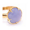 Bague Pasquale Bruni Bon Ton - Bague florale en or rose 18 ct et calcédoine bleue 58 Facettes UKD361620UZ