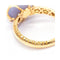 Bague Pasquale Bruni Bon Ton - Bague florale en or rose 18 ct et calcédoine bleue 58 Facettes UKD361620UZ