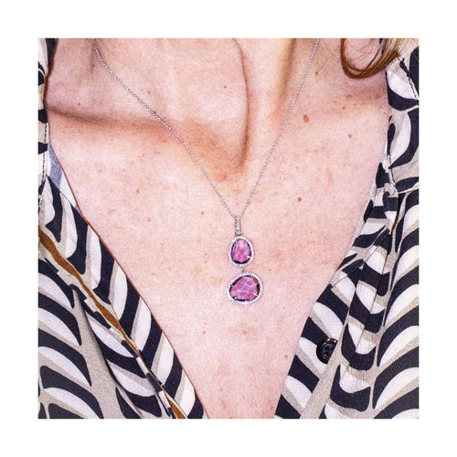 Collier MIMI MILANO - Collier en or blanc 18 ct et diamants 58 Facettes UKD361621UZ