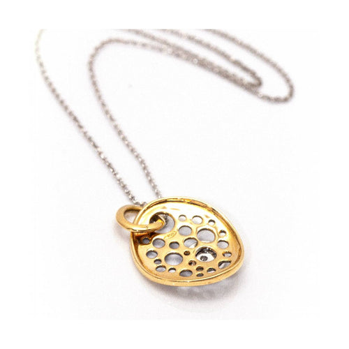 Collier ATELIT - Collier en or bicolore 18 kt et diamants 58 Facettes UKD361623UZ