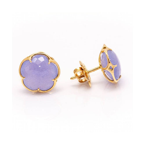 Boucles d'oreilles Pasquale Bruni Bon Ton - Boucles d’oreilles en or rose 18 kt et calcédoines 58 Facettes UKD361628UZ