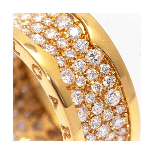Bague BVLGARI B.ZERO1 - Bague en or rose 18 kt et diamants 58 Facettes UKD361631UZ