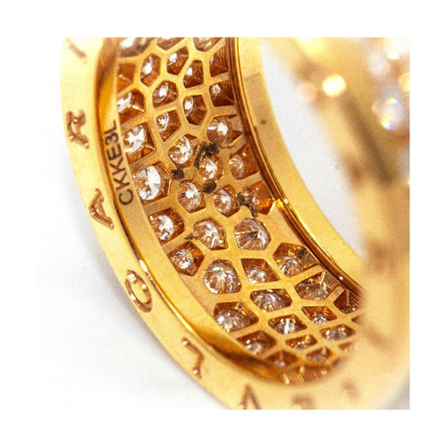 Bague BVLGARI B.ZERO1 - Bague en or rose 18 kt et diamants 58 Facettes UKD361631UZ