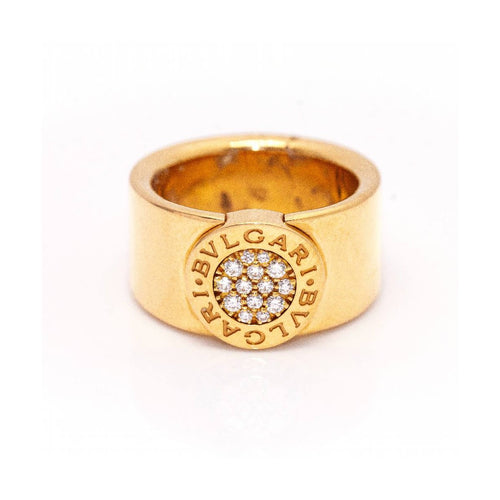 Bague BVLGARI BVLGARI - Bague en or rose 18 kt et diamants 58 Facettes UKD361633UZ