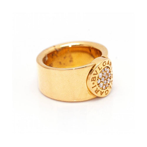 Bague BVLGARI BVLGARI - Bague en or rose 18 kt et diamants 58 Facettes UKD361633UZ