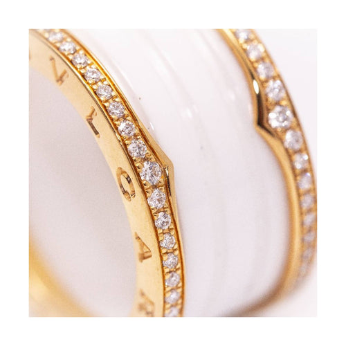 Bague Bvlgari B.zero1 - Bague en or rose 18 kt et diamants 58 Facettes UKD361635UZ