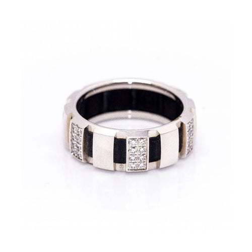 Bague Chaumet Class One - Bague en or blanc 18 kt 58 Facettes UKD361637UZ