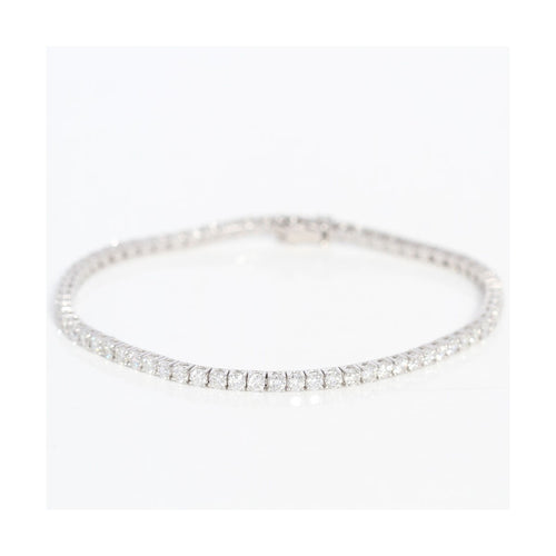 Bracelet Rivière - Bracelet en or blanc 18 ct et diamants 4,04 ct 58 Facettes UKD361679CG