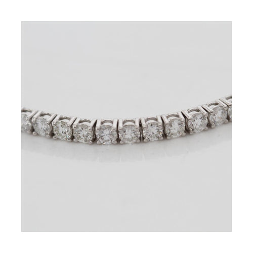 Bracelet RIVIÈRE - Bracelet en or blanc 18 kt et diamants 6,04 ct 58 Facettes UKD361680CG