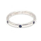 Bague Pomellato Milano Alliance - Bague alliance en or blanc et saphirs 58 Facettes UKD361960SO