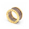Bague BVLGARI B.Zero1 - Bague 4 bandes en or rose 18 ct et céramique bronze 58 Facettes UKD361996SO