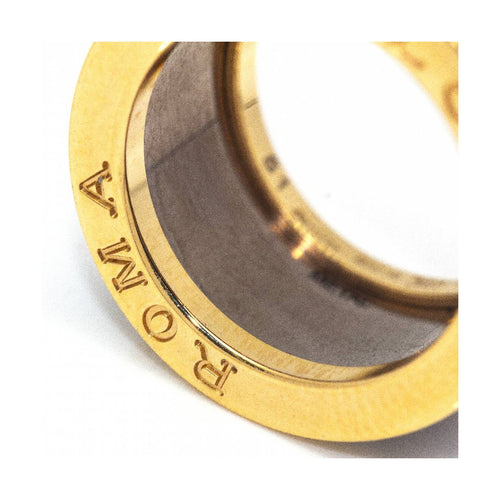 Bague BVLGARI B.Zero1 - Bague 4 bandes en or rose 18 ct et céramique bronze 58 Facettes UKD361996SO