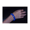 Bracelet JARRETIERE - Bracelet élastique en or blanc 18 ct, diamants et céramique bleue 58 Facettes UKD362071SO