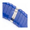 Bracelet JARRETIERE - Bracelet élastique en or blanc 18 ct, diamants et céramique bleue 58 Facettes UKD362071SO