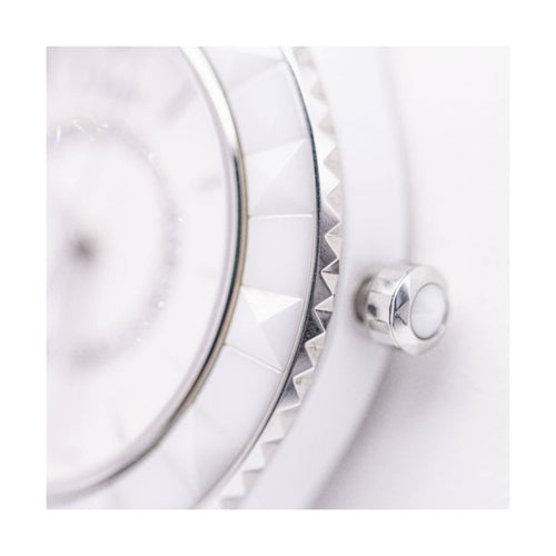 Montre Dior Dior VIII - Montre femme en acier et céramique blanche avec diamants 58 Facettes UKD362101SO
