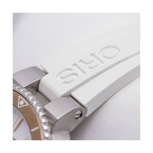 Montre Oris Aquis Date - Montre automatique femme en acier, cadran blanc 58 Facettes UKD362102SO