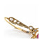 Boucles d'oreilles BELLE - Boucles d’oreilles en or jaune 18 ct, diamants et rubis 58 Facettes UKD362741JC