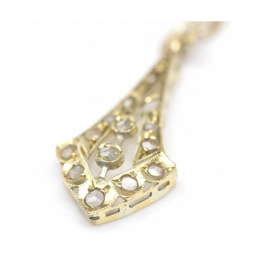 Pendentif VALS - Pendentif en or jaune 18 kt et diamants 58 Facettes UKD362743JC