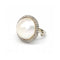 Bague 62 PEARL - Bague en or blanc 18 kt avec perle et diamants 58 Facettes UKD362763RR