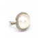 Bague 62 PEARL - Bague en or blanc 18 kt avec perle et diamants 58 Facettes UKD362763RR
