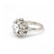 Bague Roseton - Bague en or blanc 18 kt avec diamants et béryl 58 Facettes UKD362790RR