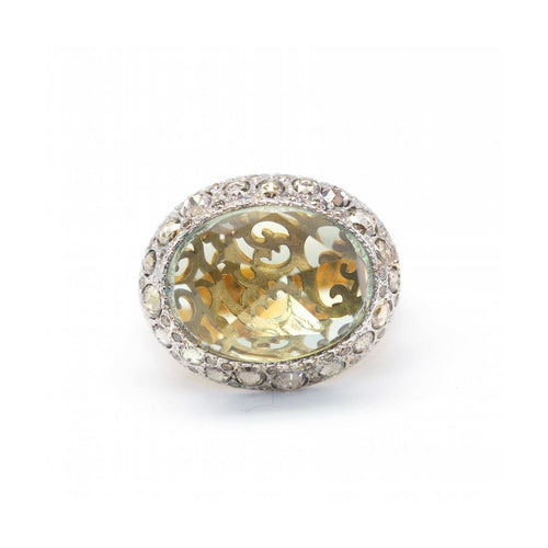 Bague Pomellato Tango - Bague en or bicolore 18 ct avec diamants 58 Facettes UKD362795SO