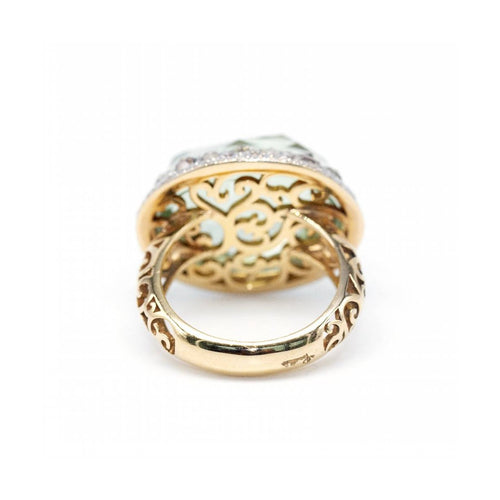 Bague Pomellato Tango - Bague en or bicolore 18 ct avec diamants 58 Facettes UKD362795SO