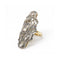 Bague 51 Bague isabelline - Bague en or jaune et or blanc 18 kt et diamants 58 Facettes UKD362805SO