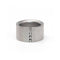 Bague Niessing Abakus - Bague en acier sablé, largeur 9 mm 58 Facettes UKD362812SO
