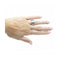 Bague Niessing Abakus - Bague en acier sablé, largeur 9 mm 58 Facettes UKD362812SO