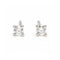 Boucles d'oreilles Boucles d’oreilles dormeuses - Or blanc 18 kt et diamants 0,30 ct 58 Facettes UKD363094CG