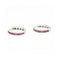 Boucles d'oreilles Boucles d’oreilles créoles - Or blanc 18 kt et rubis 58 Facettes UKD363099CG