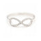 Bague INFINITO - Bague en or blanc 18 kt et diamants 58 Facettes UKD363101CG