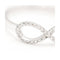 Bague INFINITO - Bague en or blanc 18 kt et diamants 58 Facettes UKD363101CG