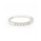 Bague Bague demi-alliance - 11 diamants 0,40 ct en or blanc 18 kt 58 Facettes UKD363102CG
