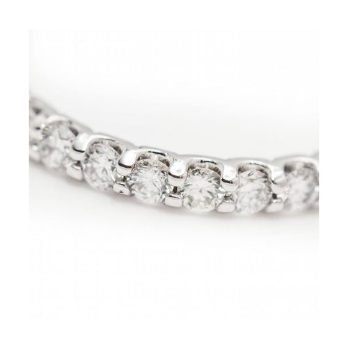 Bague Bague demi-alliance - 11 diamants 0,40 ct en or blanc 18 kt 58 Facettes UKD363102CG