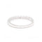 Bague Bague demi-alliance - 11 diamants 0,40 ct en or blanc 18 kt 58 Facettes UKD363102CG