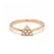 Bague Triangle - Bague en or rose 18 kt et diamants 58 Facettes UKD363103CG