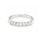 Bague Bague demi-alliance - 7 diamants taille brillant en or blanc 18 ct 58 Facettes UKD363104CG