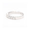 Bague Bague demi-alliance - 7 diamants taille brillant en or blanc 18 ct 58 Facettes UKD363104CG