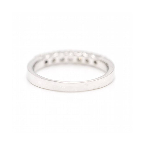 Bague Bague demi-alliance - 7 diamants taille brillant en or blanc 18 ct 58 Facettes UKD363104CG