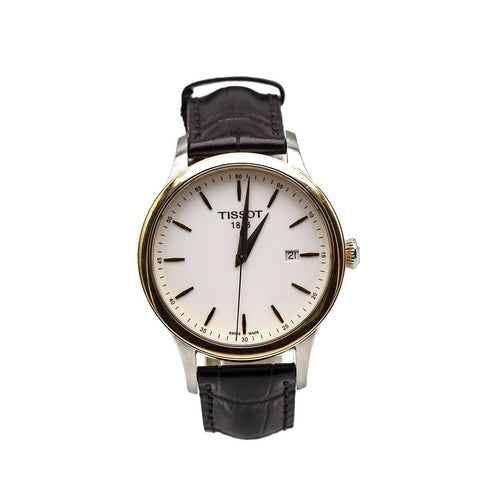 Montre Tissot T-Gold Classic - Montre de homme en acier et or 58 Facettes UKD363116SO