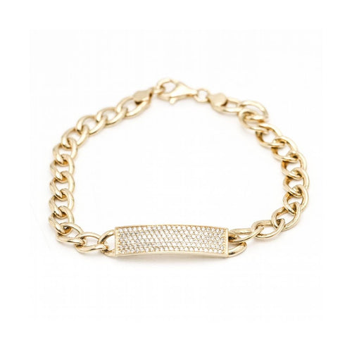 Bracelet NOMEOLVIDES - Bracelet unisexe en or jaune 18 kt et diamants 1,05 ct 58 Facettes UKD363123CG