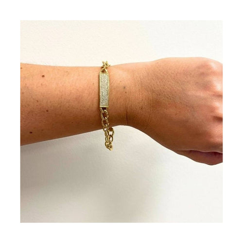 Bracelet NOMEOLVIDES - Bracelet unisexe en or jaune 18 kt et diamants 1,05 ct 58 Facettes UKD363123CG